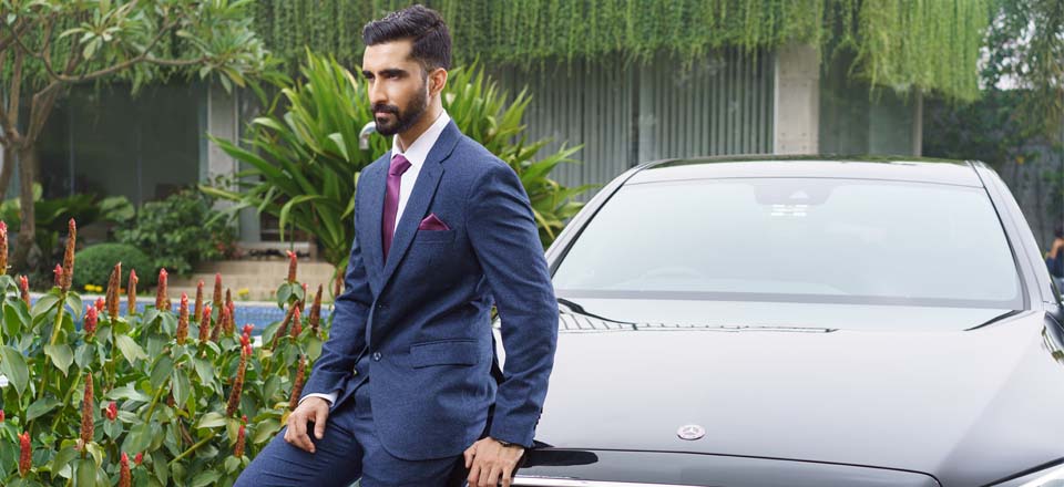 RICHMAN Premium Slim Fit Dark Navy image 3